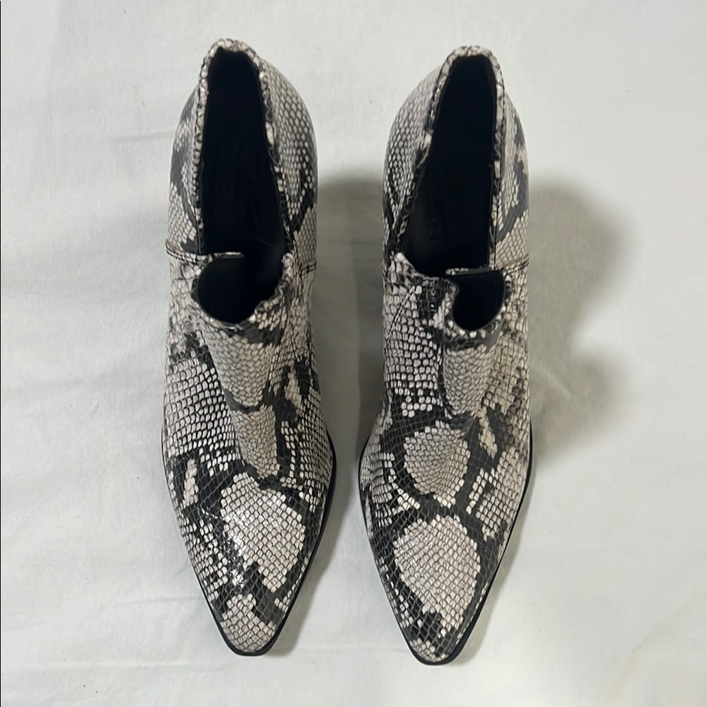 Snakeskin Ankle Boots